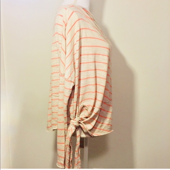 NWT Free People One Shoulder Striped Knot Top - Picture 4 of 5